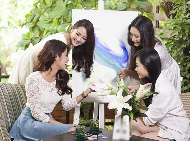 Bảo Anh The Voice điêu luyện dùng tóc vẽ tranh - ảnh 10